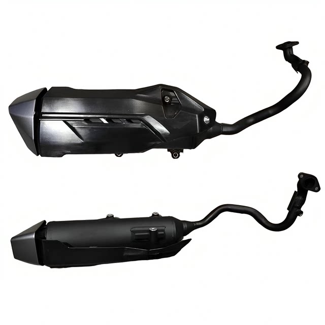 Loncin LX150T-37 Promise SR150R Pterodactyl muffler tail cover shield oxygen sensor exhaust pipe original car