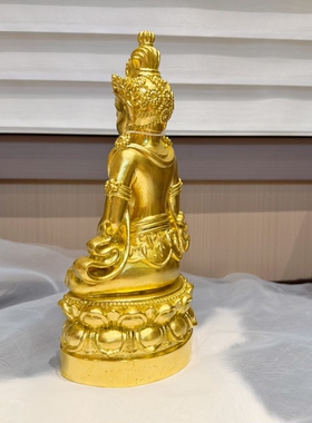 龙婆通2565年药师佛金属摆件