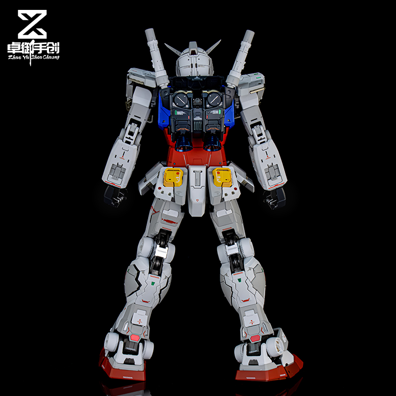 万代PG1/60 PGU RX-78-2元祖高达2.0分色喷涂上色代工加工-图1