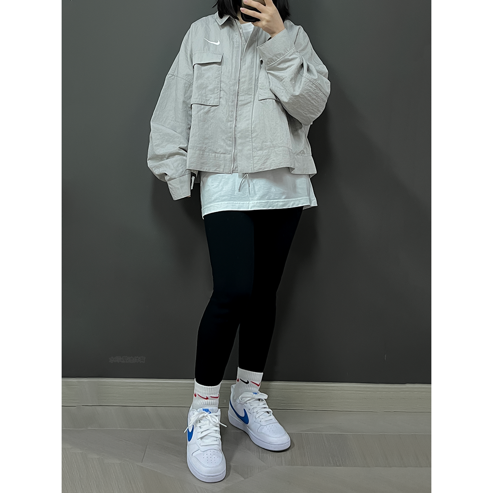 酷动城NIKE耐克Sportswear女子运动茄克外套 DM6244-012 - 图1