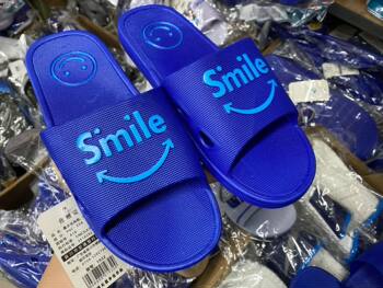 Xibujia 1932 slippers simile letter smiley print slippers young guy hotel slippers room