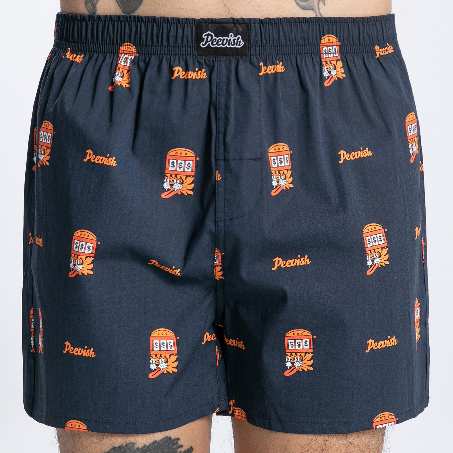 霹危斯PEEVISH纯棉阿罗裤宽松内裤男女情侣居家短睡裤孖烟通裤衩,淘宝优惠券,粉丝福利购,淘宝优惠卷