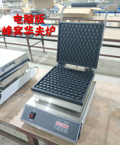 商用华夫饼炉松饼机电热大格子饼机器窝夫饼机方形漏油满格电脑版 - 图1