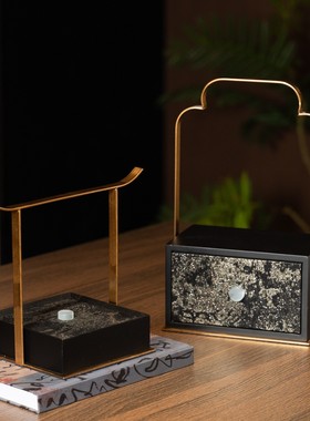 创意木制收拾收纳盒摆件