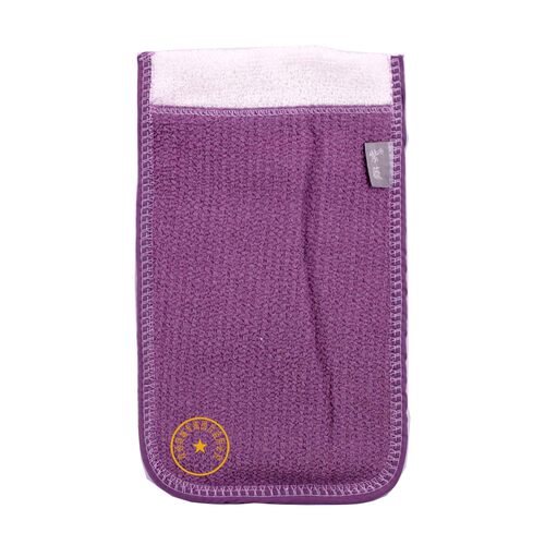 紫薇特粗AB面直口澡巾 一面600D一面250d东北澡巾北方搓泥6条包邮 - 图2
