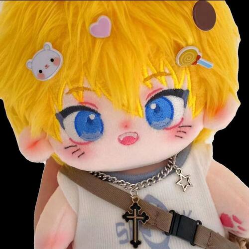 火影忍者鸣人20cm棉花娃娃高颜值超软毛绒公仔动漫同人周边玩偶 - 图1