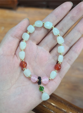 小石头和田玉手链111222333