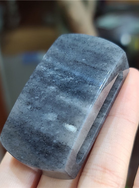 小石头和田玉青花挂件吊坠123