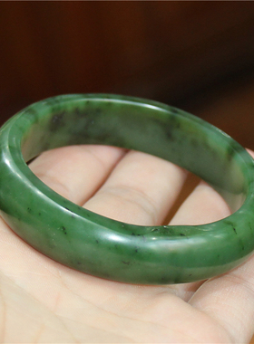 【小石头和田玉】碧玉手镯