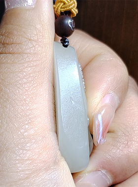 小石头和田玉弥勒佛籽料