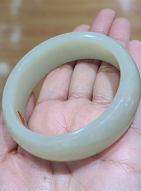 新疆和田糖白玉山料手镯  项链生肖貔貅观音摆件xd06145