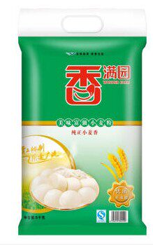 一袋就包邮 香满园美味富强小麦粉5kg 包子馒头饺子全麦面粉。 - 图0