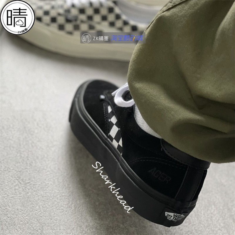 VANS BILLY'S 限定Acer NI SP黑色反毛皮棋盘格 VN0A4UWY3XM - 图2