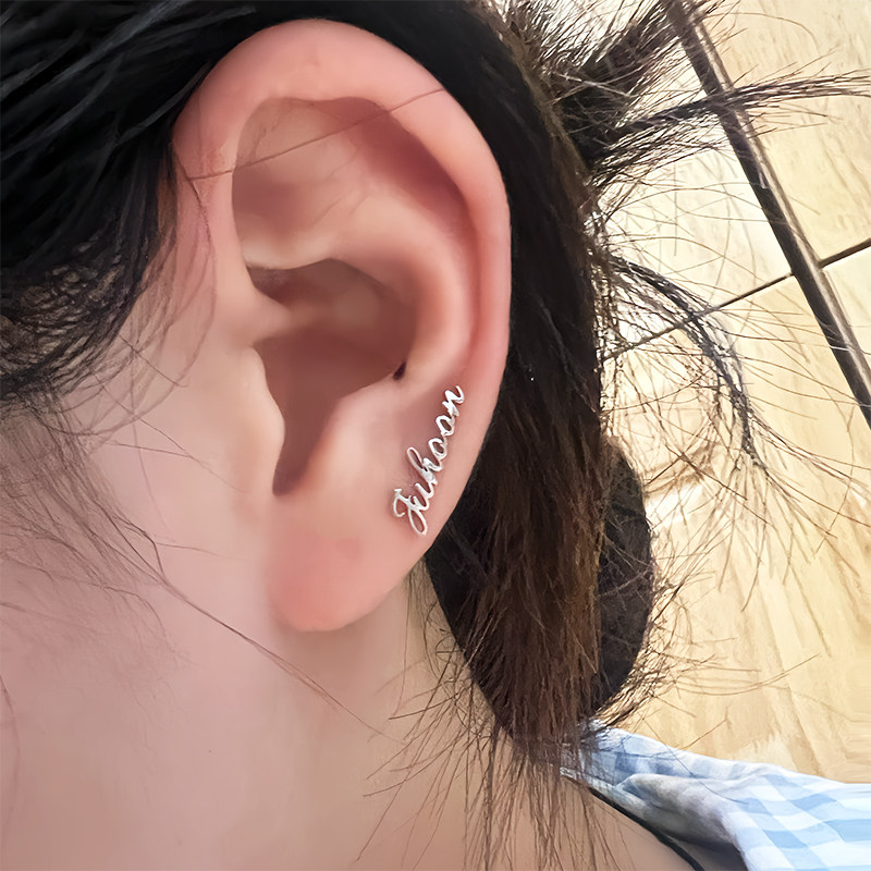 Juhoon 金主训耳钉同款钛钢不褪色蝴蝶扣耳饰粉丝应援批发耳环,淘宝优惠券,粉丝福利购,淘宝优惠卷