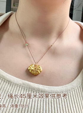 手工复古锁骨链原创项链细款女