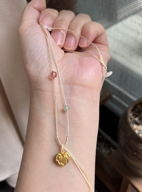 极细项链锁骨链百塔女