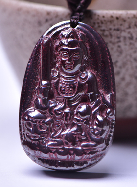 八大守护神生肖千手观音原矿朱砂