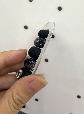 磁性美甲展示条穿戴甲透明收纳板