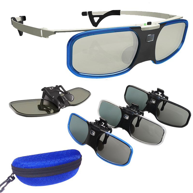 近視夾片主動快門式3D眼鏡極米Z6X/H2/Z4V堅果J7/G7明基DLP投影儀