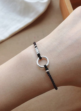 转运纯银手链女招财纳福9