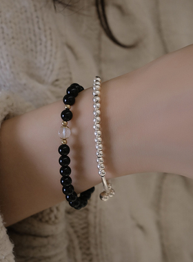 原创简约小清新纯银极细