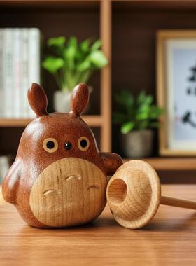 小龙猫香薰棒桌面车载摆件