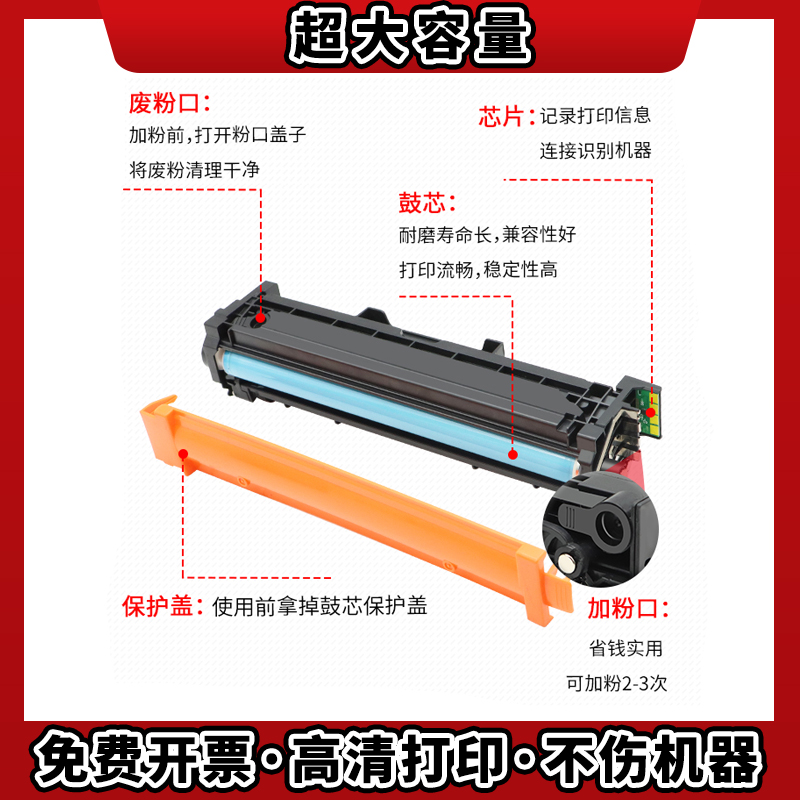 适用奔图CP1100DW硒鼓CM1100DN粉盒CLT-1100 CM1100ADN彩色墨盒 - 图0