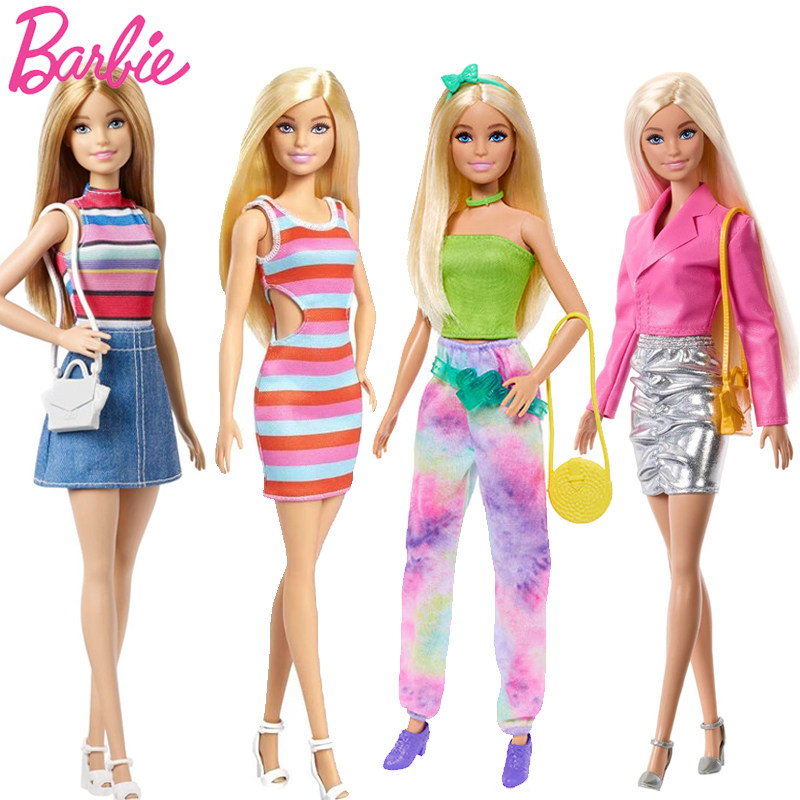 芭比娃娃Barbie梦幻时尚衣橱穿搭换装礼盒女孩公主套装过家家玩具,淘宝优惠券,粉丝福利购,淘宝优惠卷