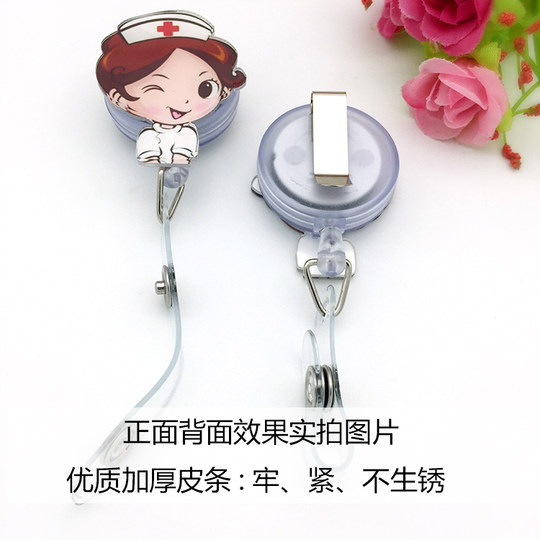 Симпатичные часы для медсестры, выдвижной подвесной ремешок для часов, водонепроницаемый