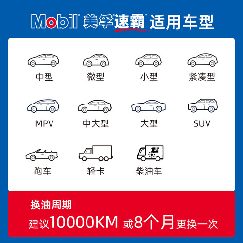 美孚速霸2000全合成机油5W30 4L SN PLUS汽车发动机润滑油正品-图2