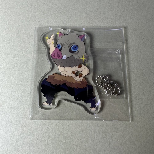 【鬼灭之刃】正版日谷中古吧唧嘴平伊之助个人池猪猪挂件徽章新5 - 图1