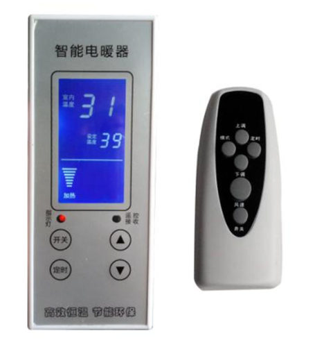 碳晶板碳纤维发热电缆电热膜家用电暖器嵌入式智能遥控液晶温控器 - 图3