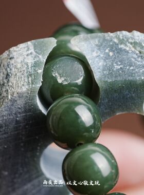 新疆和田玉籽料苏工手作手串