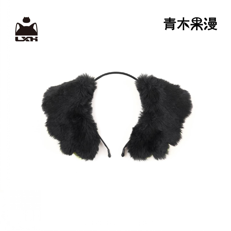 【正版现货】罗小黑战记大电影2毛绒猫耳发箍可爱头饰发卡头箍 - 图0