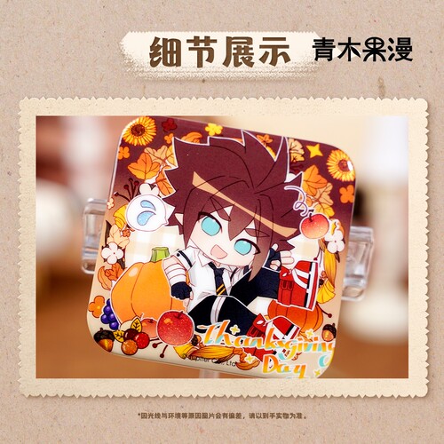 【正版现货】凹凸世界纪念时光系列65mm方形徽章吧唧七创社周边 - 图3