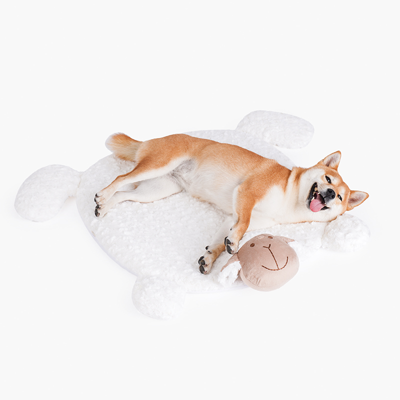 zeze小羊垫猫垫子冬季睡觉用狗垫子宠物垫子地垫猫咪垫子睡垫猫窝-图2