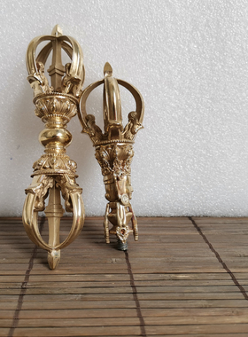 金刚铃杵藏传黄铜密宗法器