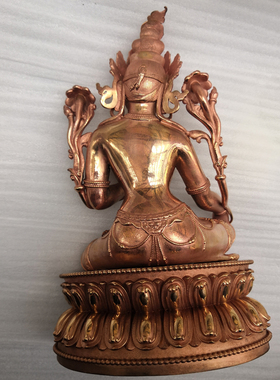 居家供奉密宗尼泊尔绿度母佛像