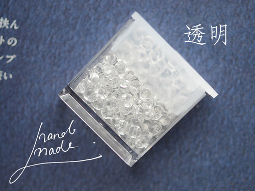ZZ79 国产8/0水滴珠 玻璃米珠 DIY串珠饰品散珠配件 6克 1盒 - 图2