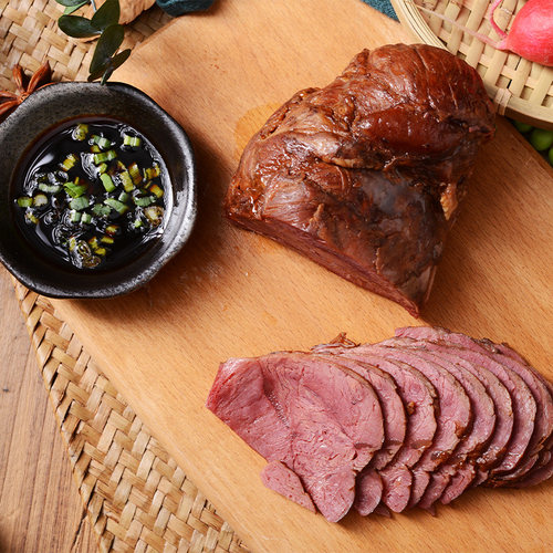 天福号五香酱牛肉400g熟食即食真空新鲜肉爆炒罐头批发老北京特产 - 图2