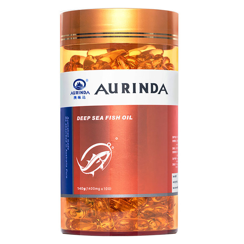 aurinda澳琳达深海鱼油1400mg*100粒 澳洲原装进口omega3 - 图0