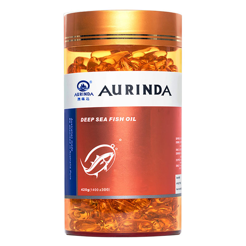 aurinda澳琳达深海鱼油1400mg*300粒欧米伽3EPA DHA澳洲原装进口