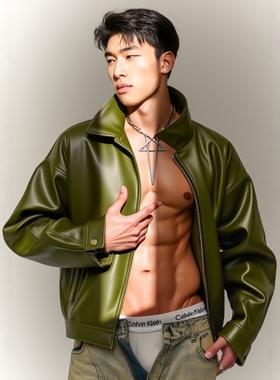 男生夸张五角星超大吊坠项链