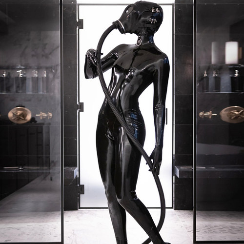 乳胶衣 男女 连体 紧身 胶衣 全包乳胶衣 3D裁剪 乳胶衣cos紧身衣 - 图0