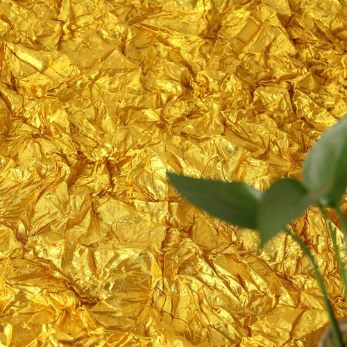 皱金布 包树金布金色布料节日包柱子装饰材料舞台创意包管道装修 - 图1