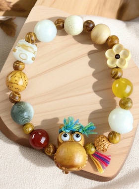 指尖木艺-呱呱十八子手链