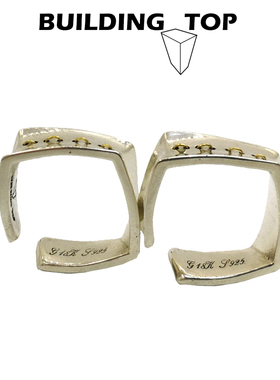 楼顶金银肌理工匠情侣开口对戒