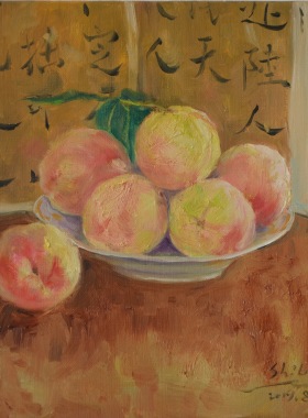 手绘油画欧式山水画静物花卉画