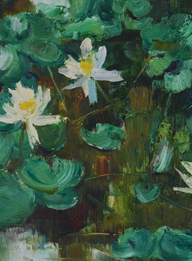 油画作品背景装饰欧式