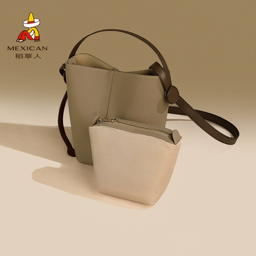 Кожаная универсальная сумка на одно плечо, из натуральной кожи